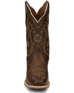 Justin Women's Jesse Brown Western Boots - Square Toe 11 Justin Women's Jesse Brown Western Boots - Square Toe -Ariat Western Outlet Store 2000335066 200 P5