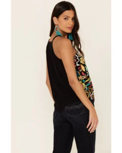 Idyllwind Women's Floral Haze Halter Top  -Ariat Western Outlet Store 2000338253 001 P4