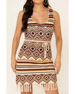 Idyllwind Women's Chilli Havana Nights Crochet Fringe Dress -Ariat Western Outlet Store 2000338282 641 P3