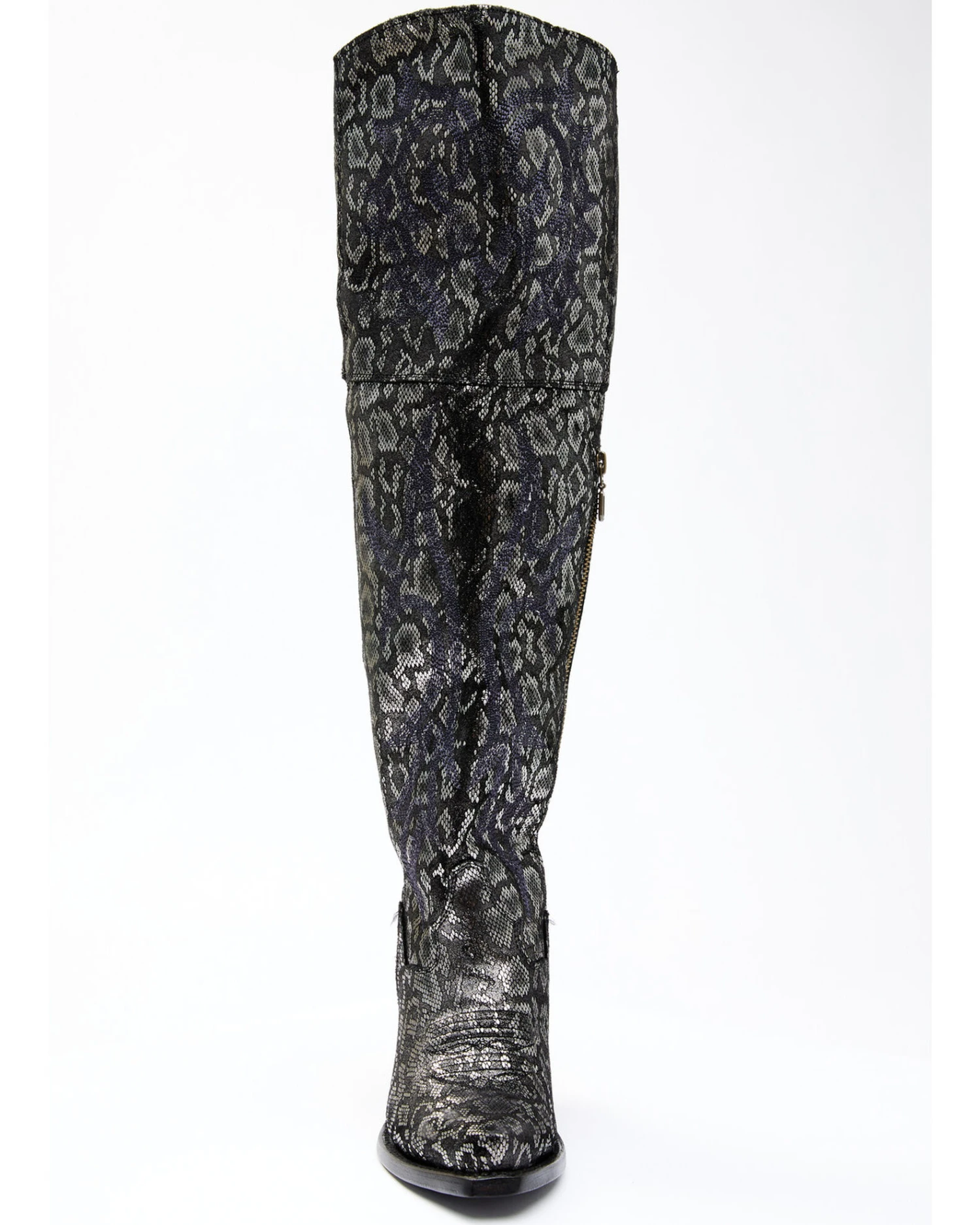 Dan Post Women's Black Snake Print Western Boots - Snip Toe 3 Dan Post Women's Black Snake Print Western Boots - Snip Toe - Image 3