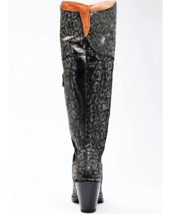 Dan Post Women's Black Snake Print Western Boots - Snip Toe 11 Dan Post Women's Black Snake Print Western Boots - Snip Toe -Ariat Western Outlet Store 2000340406 040 P5