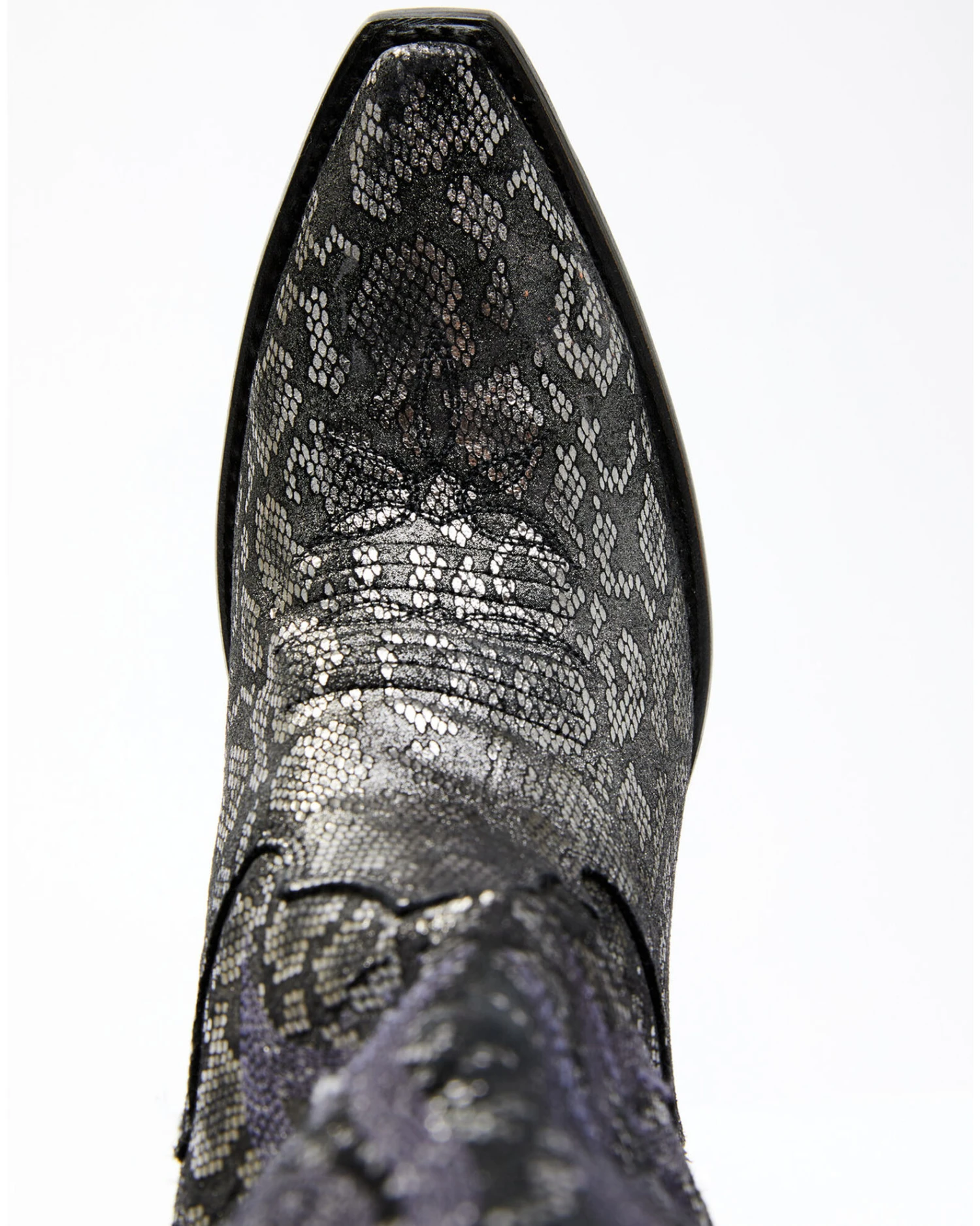 Dan Post Women's Black Snake Print Western Boots - Snip Toe 6 Dan Post Women's Black Snake Print Western Boots - Snip Toe - Image 6