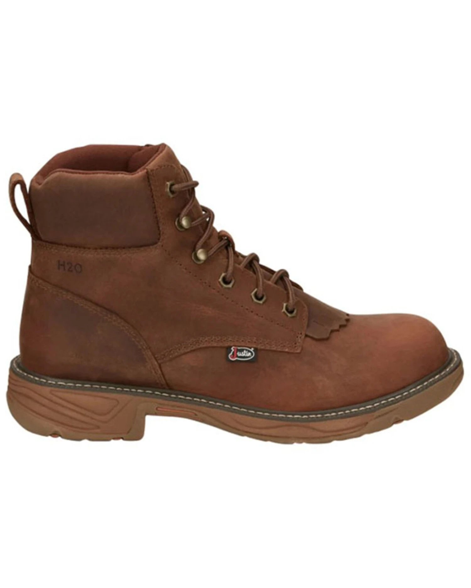 Justin Men's Rush Lacer Work Boots - Soft Toe 2 Justin Men's Rush Lacer Work Boots - Soft Toe - Image 2