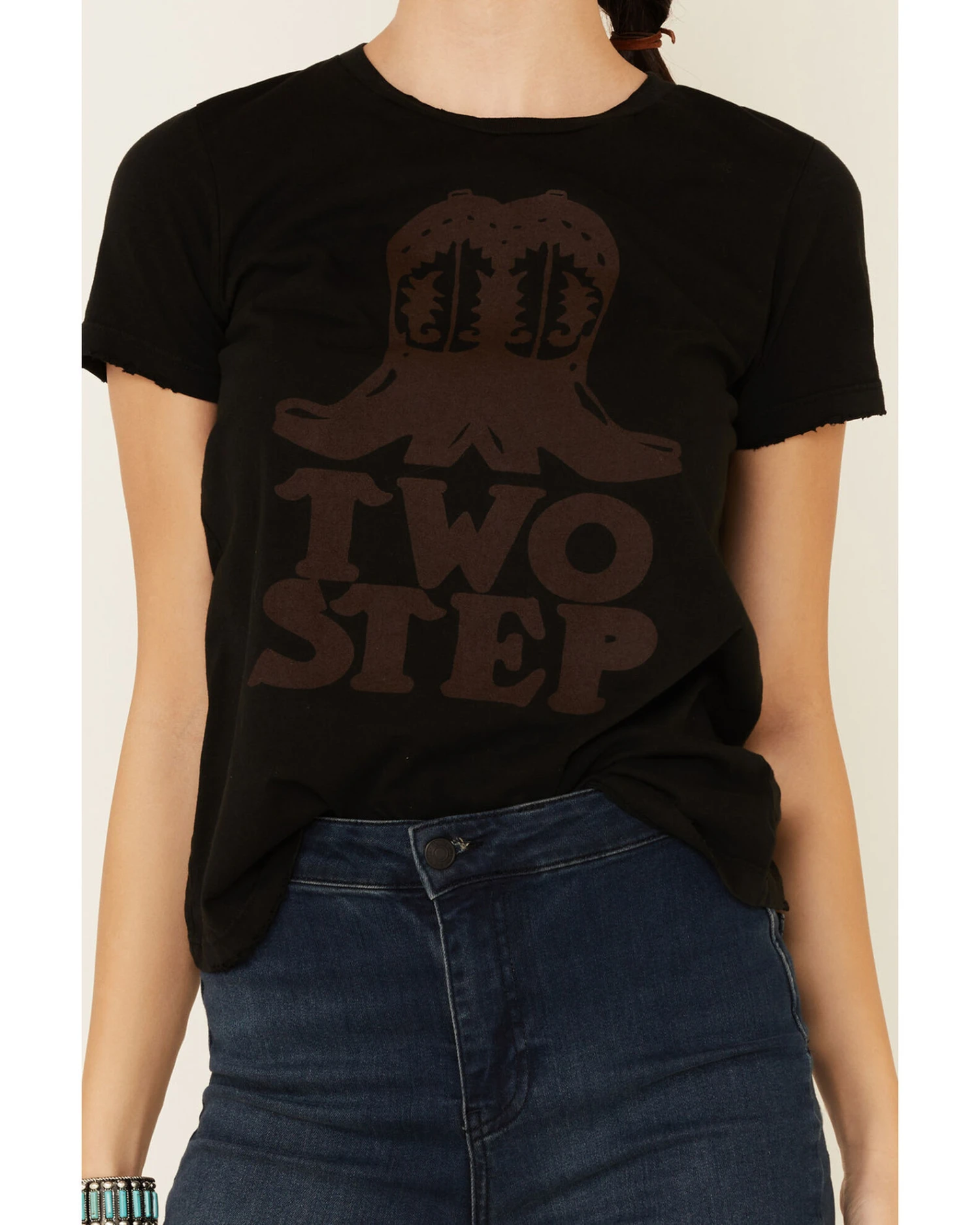 Bandit Women's Two Step Boots Short Sleeve Graphic Tee 3 Bandit Women's Two Step Boots Short Sleeve Graphic Tee - Image 3