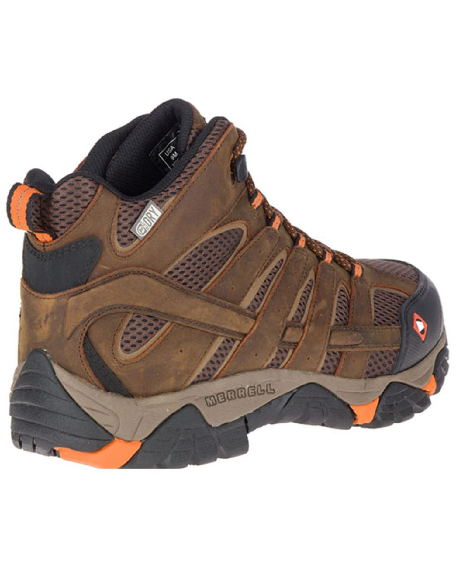 Merrell Men's MOAB Vertex Waterproof Hiking Boots - Soft Toe 4 Merrell Men's MOAB Vertex Waterproof Hiking Boots - Soft Toe - Image 4