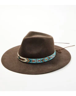 Idyllwind Women's Thunderbird Beaded Band Wool Felt Western Hat 
