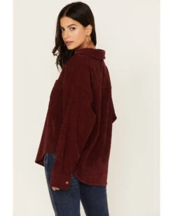 Wishlist Women's Solid Corduroy Oversized Long Sleeve Button Down Shirt  -Ariat Western Outlet Store 2000344149 640 P4