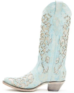 Corral Women's Glitter Inlay Western Boots - Snip Toe -Ariat Western Outlet Store 2000348271 450 P3