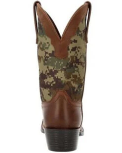 Durango Men's Westward Camo Western Performance Boots - Broad Square Toe -Ariat Western Outlet Store 2000350253 340 P5