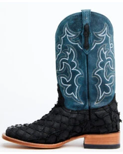 Cody James Men's Pirarucu Soul Western Exotic Boot - Broad Square Toe  -Ariat Western Outlet Store 2000351581 400 P3