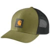 Carhartt Men's Logo Patch Mesh Back Trucker Cap