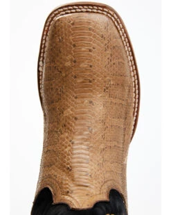 Dan Post Men's Taupe Water Snake Exotic Western Boots - Broad Square Toe  -Ariat Western Outlet Store 2000354881 251 P6