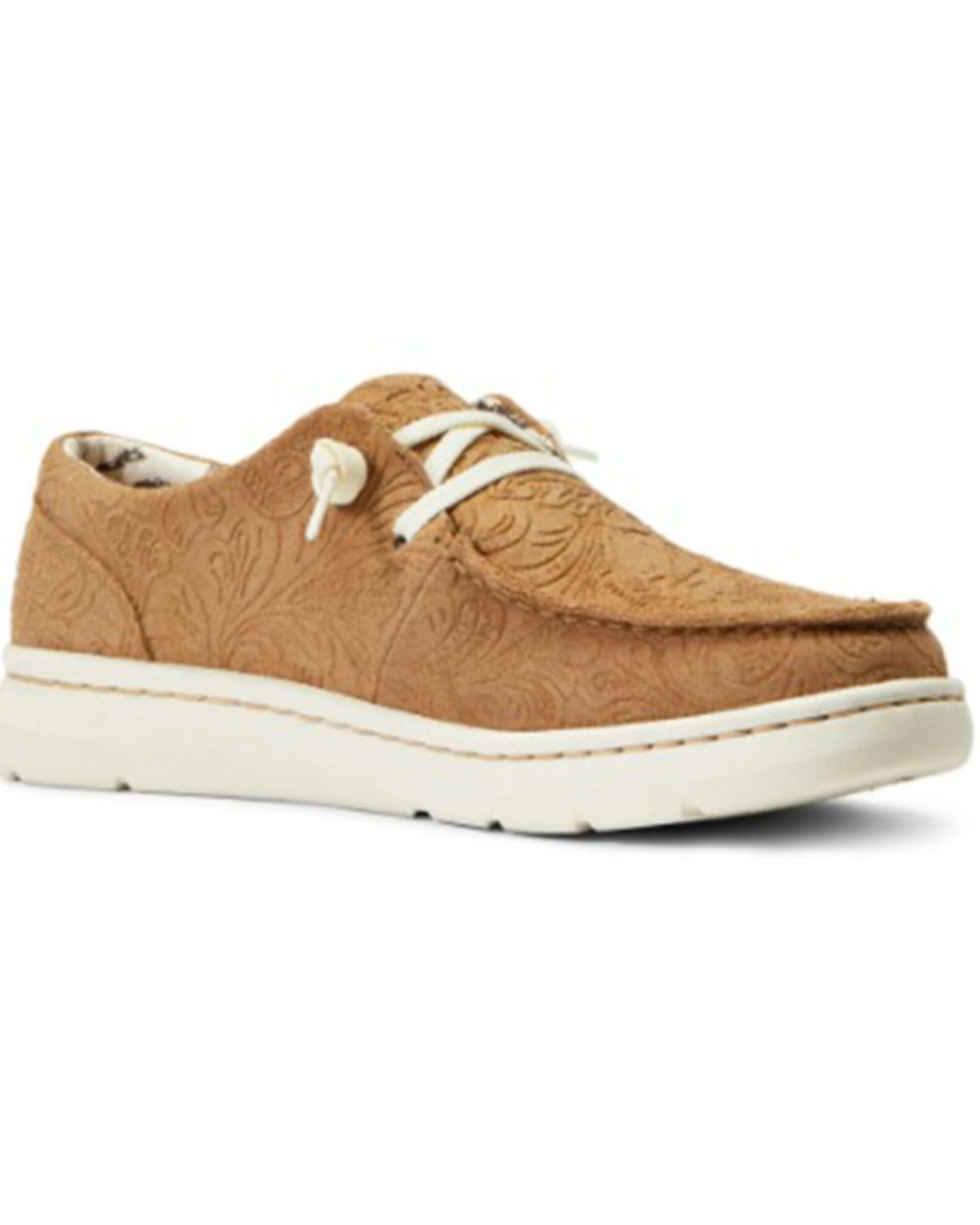 Ariat Women's Floral Emboss Hilo Flx Foam Casual Shoe - Moc Toe 1 Ariat Women's Floral Emboss Hilo Flx Foam Casual Shoe - Moc Toe