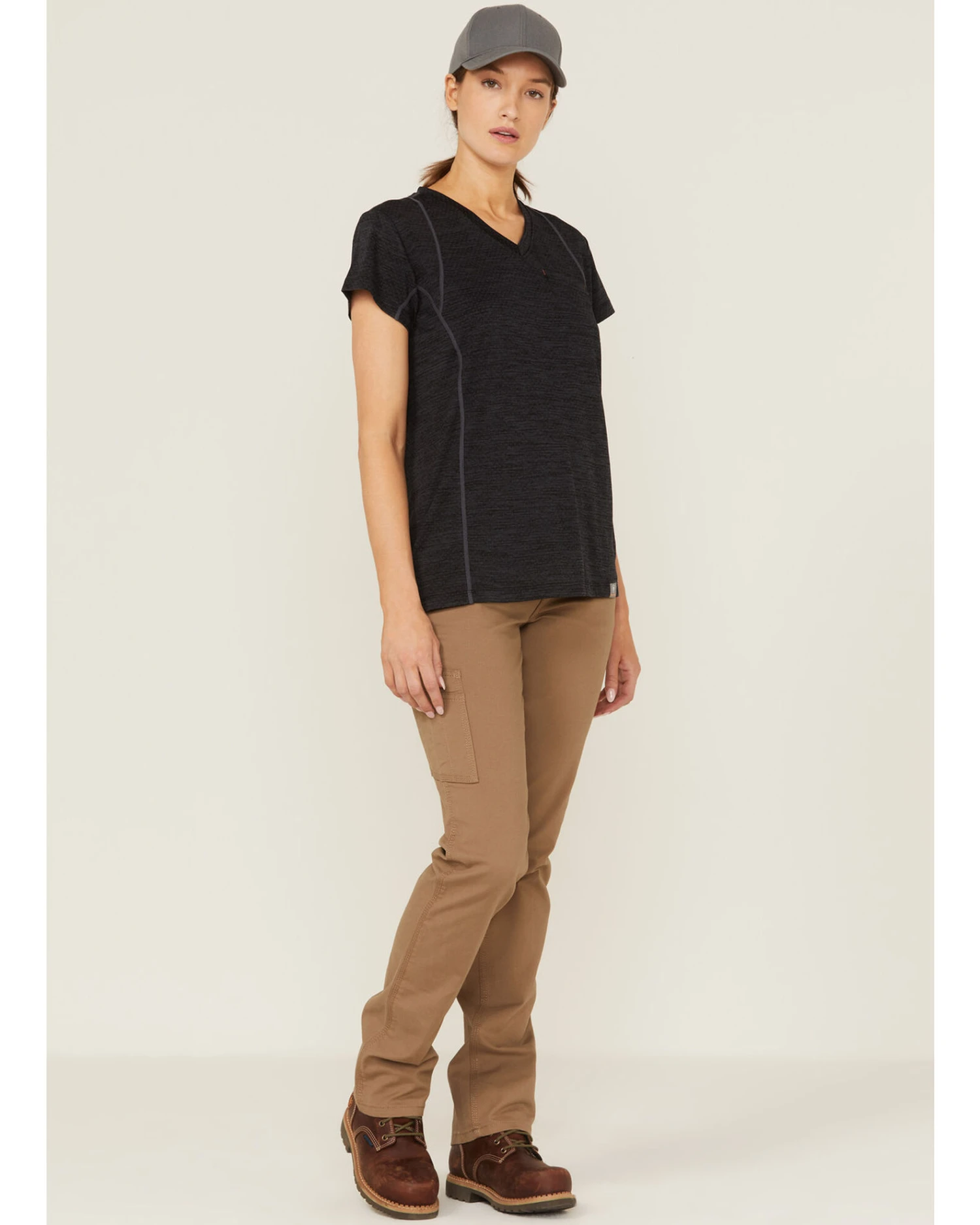 Ariat Women's Rebar Field Khaki DuraStretch Made Tough Straight Leg Work Pants 1 Ariat Women's Rebar Field Khaki DuraStretch Made Tough Straight Leg Work Pants