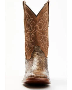 Cody James Men's Cobra Brown Exotic Western Boots - Broad Square Toe  -Ariat Western Outlet Store 2000356778 200 P4