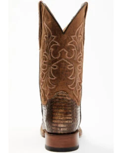 Cody James Men's Cobra Brown Exotic Western Boots - Broad Square Toe  -Ariat Western Outlet Store 2000356778 200 P5
