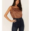 Free People Women's Shimmer & Shine Sequins Bodysuit