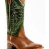Cody James Men's Peridot Green Leather Western Boots - Broad Square Toe 