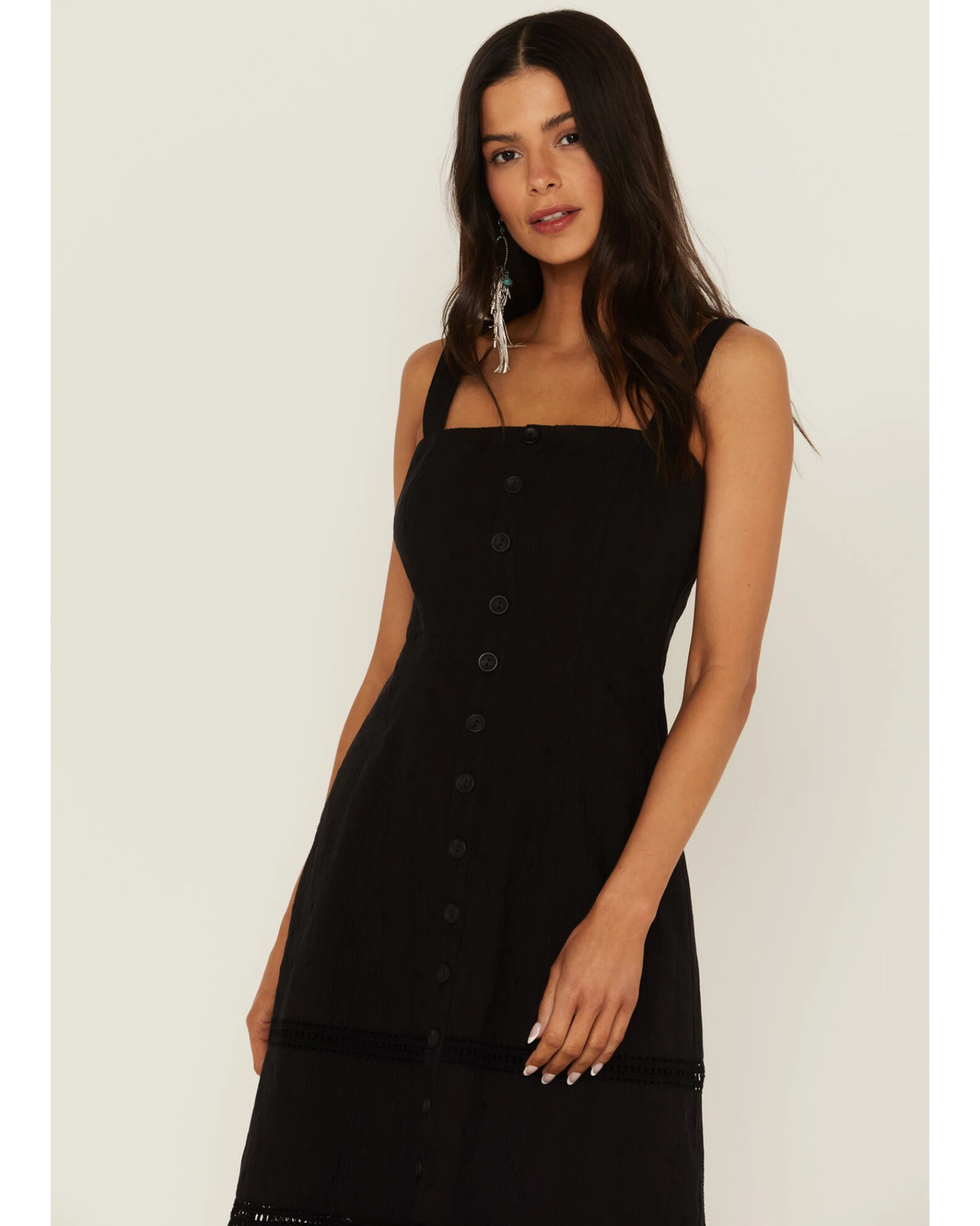 Idyllwind Women's Rockwood Button Front Midi Dress 3 Idyllwind Women's Rockwood Button Front Midi Dress - Image 3