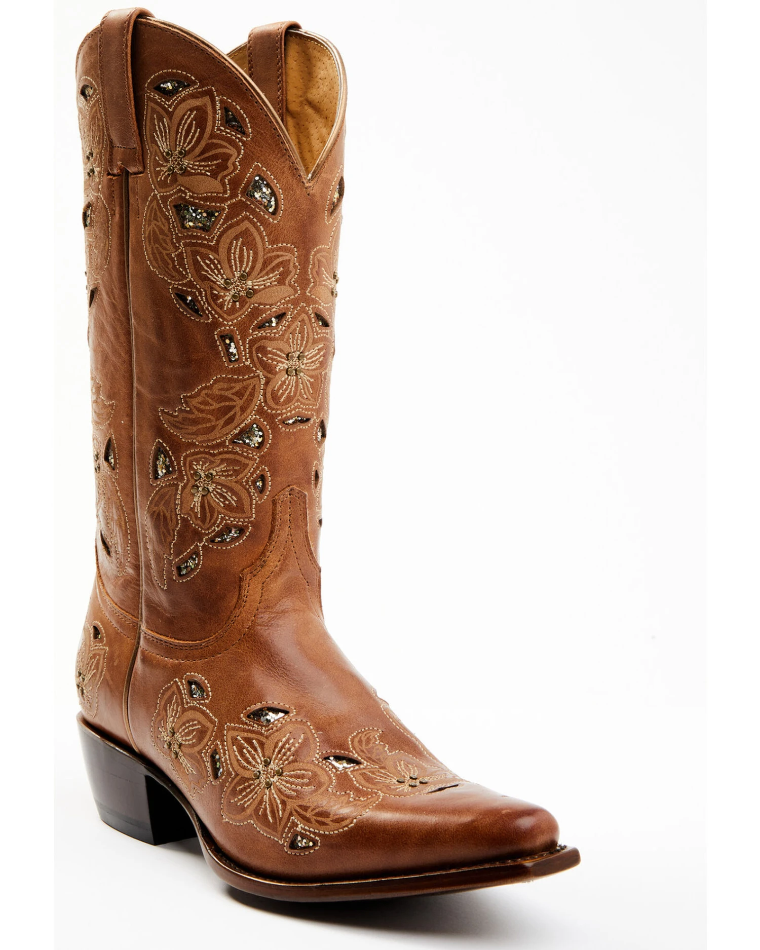 Shyanne Women's Cassia Sugar Mate Glitter Inlay Western Boots - Snip Toe 1 Shyanne Women's Cassia Sugar Mate Glitter Inlay Western Boots - Snip Toe
