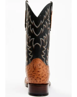 Cody James Men's Full Quill Cognac Ostrich Exotic Western Boots - Broad Square Toe  -Ariat Western Outlet Store 2000359772 001 P5