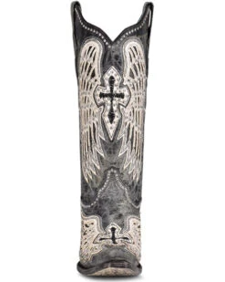 Corral Women's Cross & Wings Overlay Western Boots - Snip Toe -Ariat Western Outlet Store 2000360097 001 P3