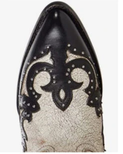 Corral Women's Black Overlay & Studs Western Boots - Pointed Toe -Ariat Western Outlet Store 2000360137 944 P5