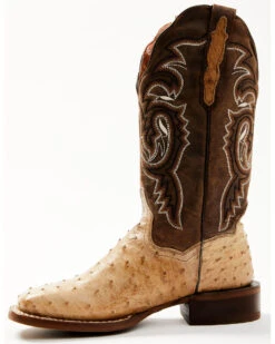 Dan Post Women's Exotic Full Quill Ostrich Western Boots - Broad Square Toe -Ariat Western Outlet Store 2000361559 295 P3