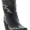 Liberty Black Women's Side Bug & Wrinkle Mosel Short Western Boots - Pointed Toe
