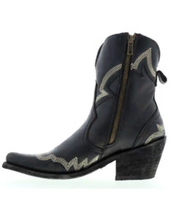 Liberty Black Women's Side Bug & Wrinkle Mosel Short Western Boots - Pointed Toe -Ariat Western Outlet Store 2000362996 001 P3