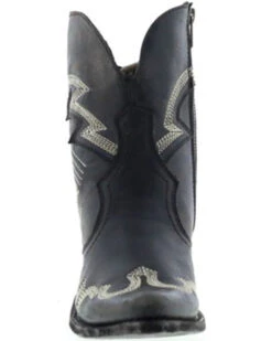 Liberty Black Women's Side Bug & Wrinkle Mosel Short Western Boots - Pointed Toe -Ariat Western Outlet Store 2000362996 001 P4