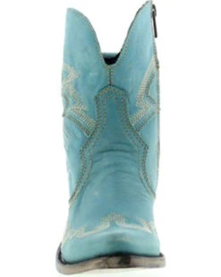 Liberty Black Women's Side Bug & Wrinkle Fontana Crack Short Western Boots - Pointed Toe -Ariat Western Outlet Store 2000362997 440 P4