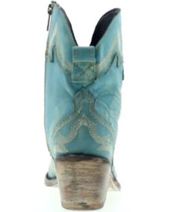 Liberty Black Women's Side Bug & Wrinkle Fontana Crack Short Western Boots - Pointed Toe -Ariat Western Outlet Store 2000362997 440 P5