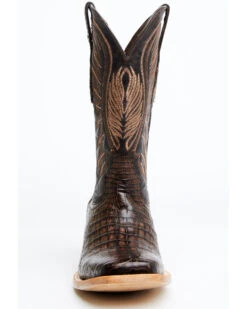 Tanner Mark Men's Shawnee Exotic Caiman Belly Western Boots - Broad Square Toe 10 Tanner Mark Men's Shawnee Exotic Caiman Belly Western Boots - Broad Square Toe -Ariat Western Outlet Store 2000363915 201 P4