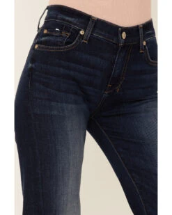 7 For All Mankind Women's Dojo Full Length Flare Denim Jeans -Ariat Western Outlet Store 2000364314 402 P4