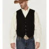 Cody James Men's Highlands Slub Button-Front Western Vest 