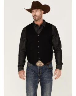 Moonshine Spirit Men's Sunday Brunch Button Down Western Vest 