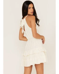 Shyanne Women's Swiss Dot Embroidered Halter Neck Dress -Ariat Western Outlet Store 2000364747 100 P4