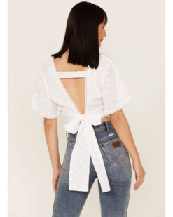 Talisman Women's Venus Swiss Dot Crop Top -Ariat Western Outlet Store 2000365269 100 P4