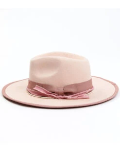 Shyanne Women's Rancher Tonal Ribbons & Beads Fedora Hat -Ariat Western Outlet Store 2000366125 650 P3