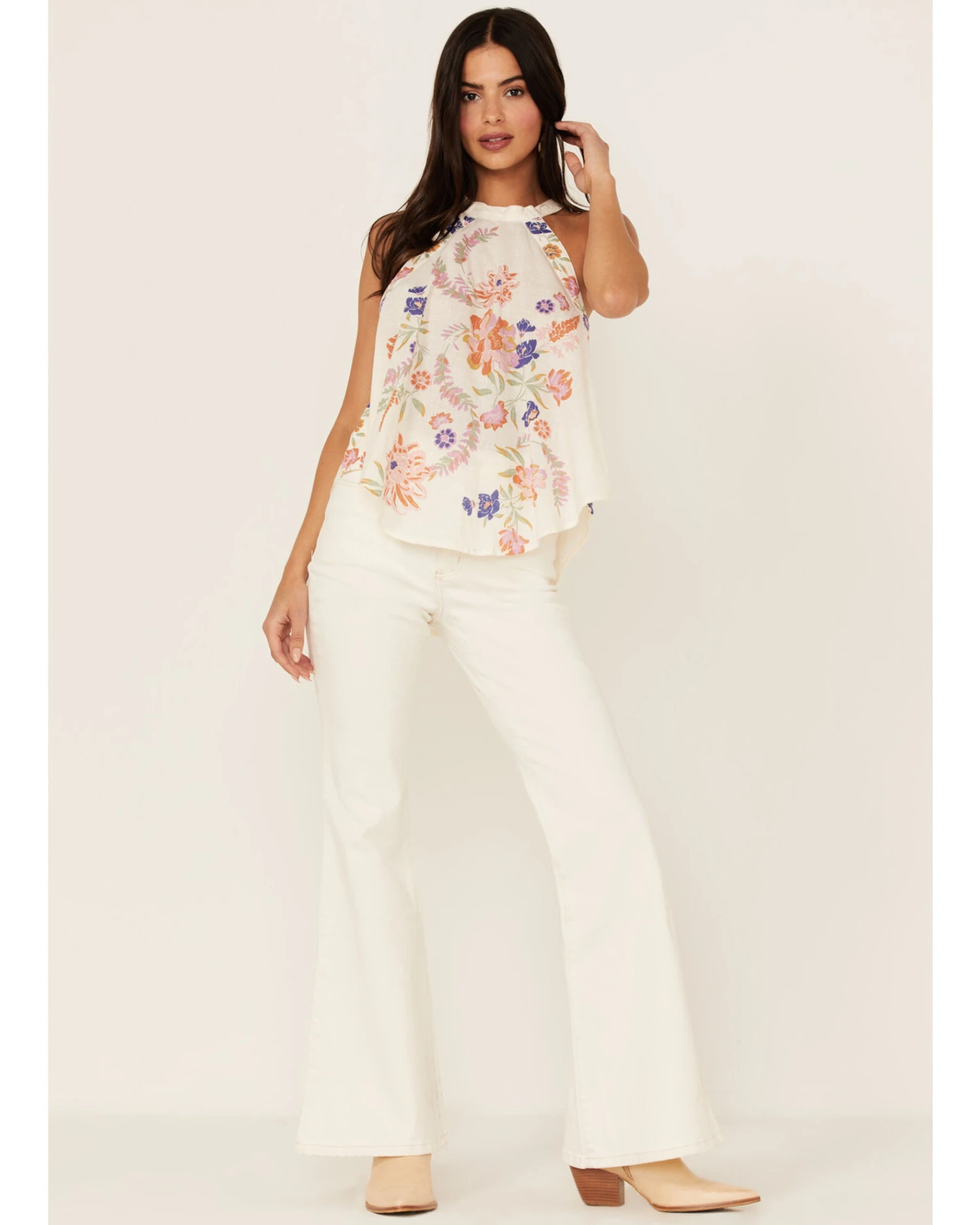 Free People Women's Emily Printed Tank 2 Free People Women's Emily Printed Tank - Image 2