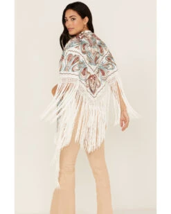 Idyllwind Women's Music City Embroidered Fringe Shawl 9 Idyllwind Women's Music City Embroidered Fringe Shawl -Ariat Western Outlet Store 2000366591 100 P5