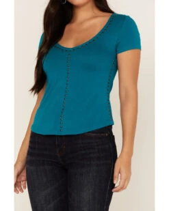 Idyllwind Women's Honky Tonk Studded Tee -Ariat Western Outlet Store 2000366648 400 P3