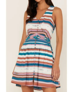 Idyllwind Women's Southwestern Print Sleeveless Dress 6 Idyllwind Women's Southwestern Print Sleeveless Dress -Ariat Western Outlet Store 2000366762 442 P3