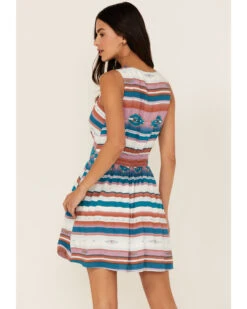 Idyllwind Women's Southwestern Print Sleeveless Dress 7 Idyllwind Women's Southwestern Print Sleeveless Dress -Ariat Western Outlet Store 2000366762 442 P4