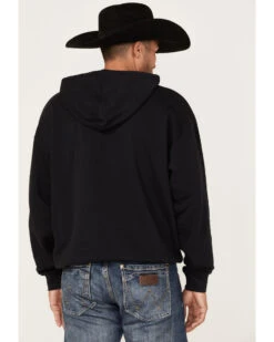 Wrangler Men's 75 Years Black Horse Graphic Hooded Sweatshirt  -Ariat Western Outlet Store 2000366793 001 P4