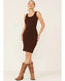 LaBiz Women's Bodycon Snap Slit Dress -Ariat Western Outlet Store 2000367301 240 P4