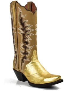 Dan Post Women's Eel Exotic Western Boot - Snip Toe 