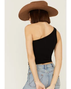 Fornia Women's Top One One Shoulder Ribbed Cami Top -Ariat Western Outlet Store 2000368173 001 P3