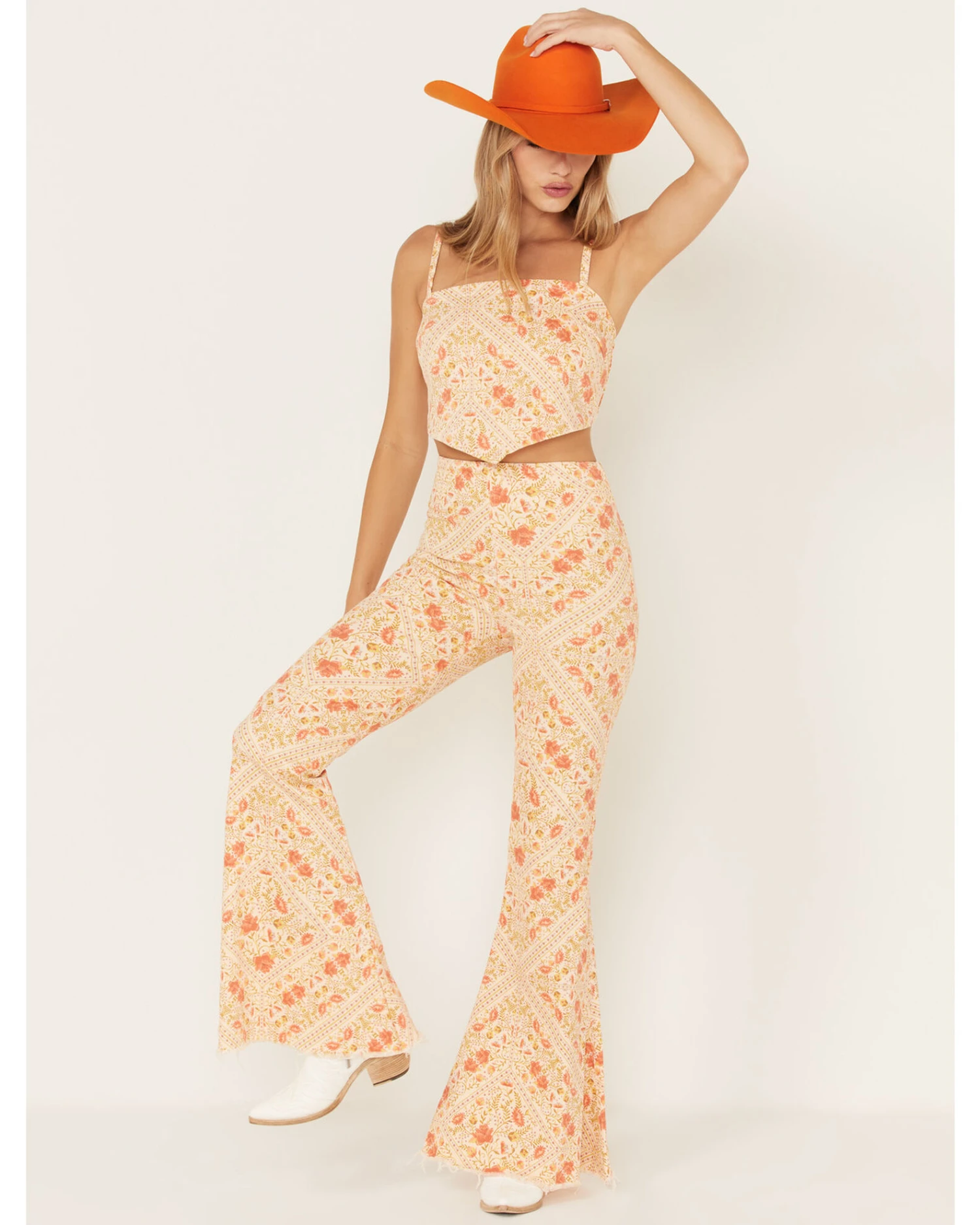 Show Me Your Mumu Women's Belmont Paisley Print Pull On Trouser Pants 1 Show Me Your Mumu Women's Belmont Paisley Print Pull On Trouser Pants